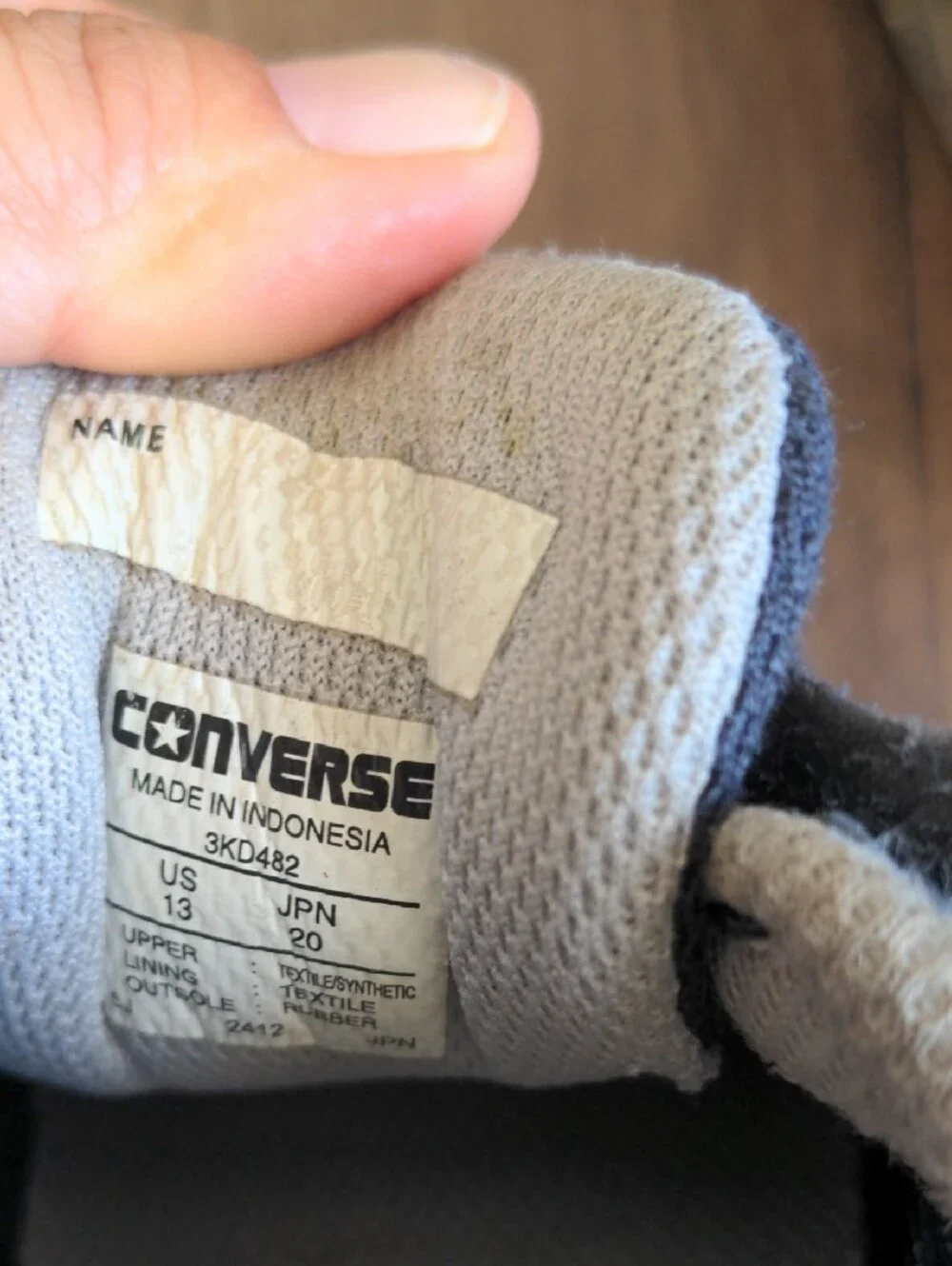 Converse Kids Navy and White Sneakers